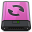 Pink Sync B Icon 32x32 png